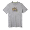 T-shirt pour homme Smartwool  Merino Sport 150 Overland Adventure Gray Heather