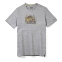 T-shirt pour homme Smartwool  Merino Sport 150 Overland Adventure Gray Heather