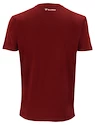 T-shirt pour homme Tecnifibre  Club Cotton Tee Cardinal