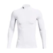 T-shirt pour homme Under Armour  ColdGear Armour Comp Mock White XL