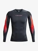 T-shirt pour homme Under Armour HeatGear Novelty LS-GRY