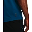 T-shirt pour homme Under Armour HeatGear Rush 2.0 Print SS Blue
