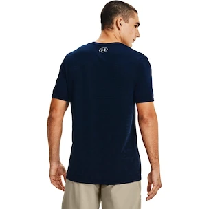 T-shirt pour homme Under Armour  Seamless Wordmark SS Dark Blue L