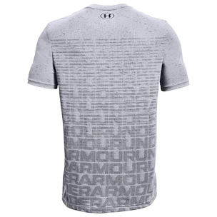 T-shirt pour homme Under Armour  Seamless Wordmark SS Grey S