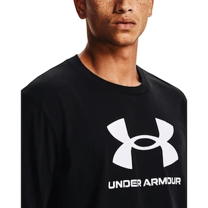 T-shirt pour homme Under Armour  SPORTSTYLE LOGO LS-BLK S