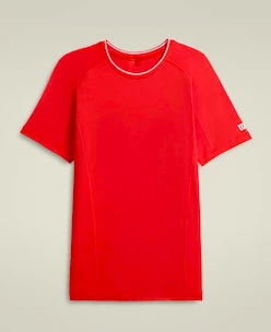 T-shirt pour homme Wilson  M Team Seamless Crew Infrared L