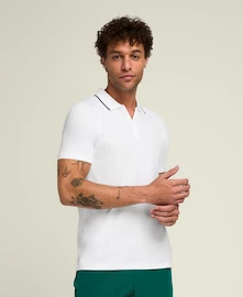 T-shirt pour homme Wilson M Team Seamless Polo 2.0 Bright White