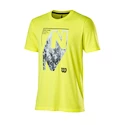 T-shirt pour homme Wilson  NYC Aerial Tech Tee Yellow