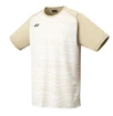 T-shirt pour homme Yonex  Men's Crew Neck Shirt YM0050 Ice Beige