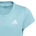 T-shirt pour jeune fille Adidas Aeroready 3-Stripes Tee Mint Ton