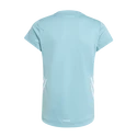 T-shirt pour jeune fille Adidas Aeroready 3-Stripes Tee Mint Ton