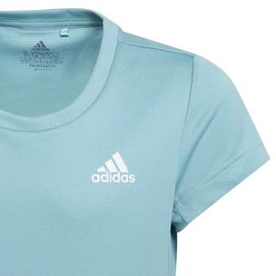 T-shirt pour jeune fille adidas Aeroready 3-Stripes Tee Mint Ton