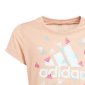 T-shirt pour jeune fille Adidas Aeroready Up2Move Cotton Touch Training Slim Logo Ambient Blush