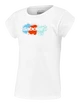 T-shirt pour jeune fille Babolat  Exercise Cotton Tee Girl White