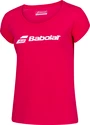 T-shirt pour jeune fille Babolat  Exercise Tee Red