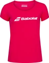 T-shirt pour jeune fille Babolat  Exercise Tee Red