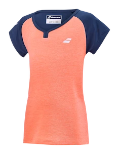 T-shirt pour jeune fille Babolat  Play Cap Sleeve Top Fluo Strike