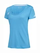 T-shirt pour jeune fille Babolat  Play Cap Sleeve Top Girl Cyan Blue