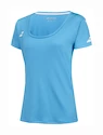 T-shirt pour jeune fille Babolat  Play Cap Sleeve Top Girl Cyan Blue