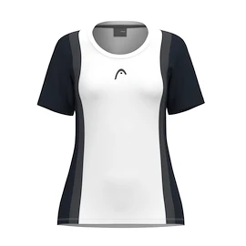 T-shirt pour jeune fille Head CLUB 25 Tech T-Shirt Girls Navy/White