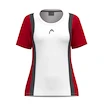 T-shirt pour jeune fille Head  CLUB 25 Tech T-Shirt Girls Red/White 128 cm