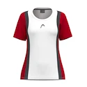T-shirt pour jeune fille Head  CLUB 25 Tech T-Shirt Girls Red/White 128 cm