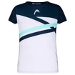 T-shirt pour jeune fille Head Sammy White/Navy