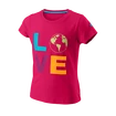 T-shirt pour jeune fille Wilson  Love Earth Tech Tee G Love