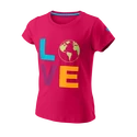 T-shirt pour jeune fille Wilson  Love Earth Tech Tee G Love