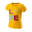 T-shirt pour jeune fille Wilson  Love Earth Tech Tee G Saffron  M