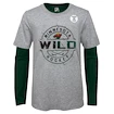 T-shirts pour enfant Outerstuff T-shirts NHL Two-Way Forward 3 en 1 pour enfants Minnesota Wild
