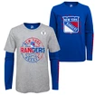 T-shirts pour enfant Outerstuff T-shirts NHL Two-Way Forward 3 en 1 pour enfants New York Rangers