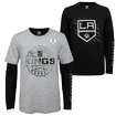 T-shirts pour enfant Outerstuff T-shirts NHL Two-Way Forward 3 en 1 pour enfants NHL Los Angeles Kings