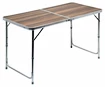 Table Cattara  kempingový skládací DOUBLE teleskop. hnědý