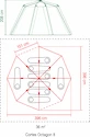 Tente Coleman  Cortes Octagon 8