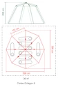 Tente Coleman  Cortes Octagon 8 Blue