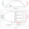 Tente Coleman  Darwin 3+