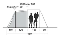 Tente Easy Camp  Huntsville 400 Green