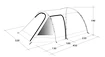 Tente Outwell  Cloud 5 Plus Blue