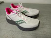 Testé -  Chaussures de running pour femme Saucony  Kinvara 14 White/Gravel  UK 5,5