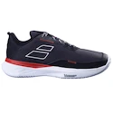 Testé -  Chaussures de tennis pour homme Babolat SFX Evo All Court Men Black/Fiesta Red  EUR 44