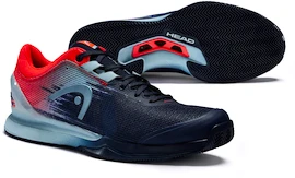 Testé - Chaussures de tennis pour homme Head Sprint Pro 3.0 Clay Dark Blue/Red EUR 46