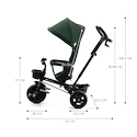 Tricycle Kinderkraft Aveo Mystic Green