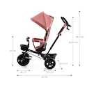 Tricycle Kinderkraft Aveo Rose Pink