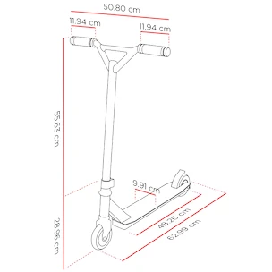 Trottinette freestyle Street Surfing TORPEDO Glaciar