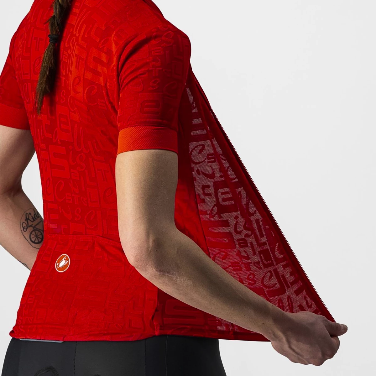 Castelli Promessa Jacquard rouge