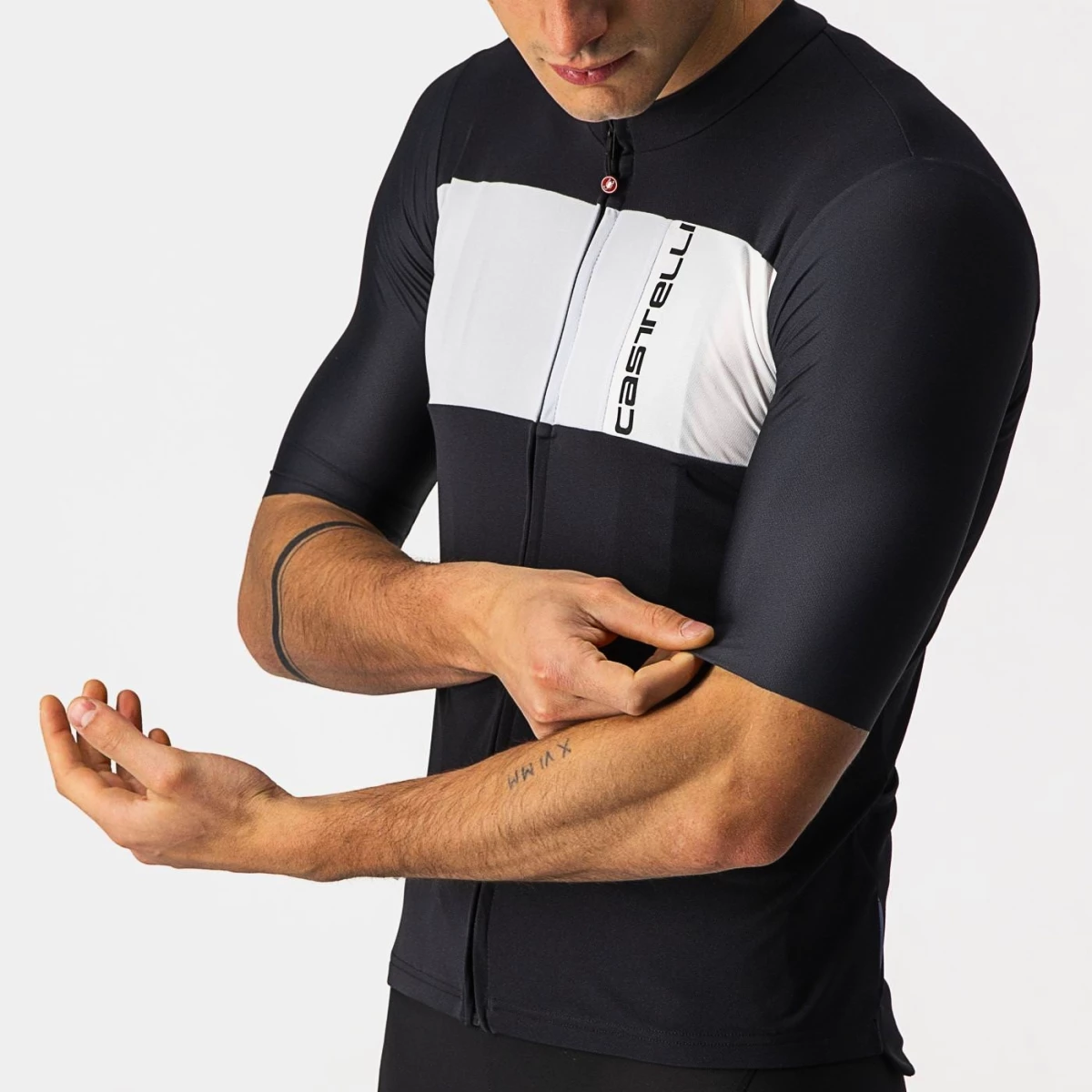 Castelli Prologo 7 Noir Clair/Gris Argenté/Ivoire