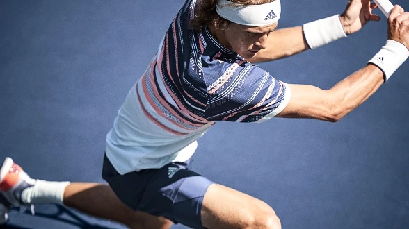 Alexander Zverev et de nouveaux vêtements adidas