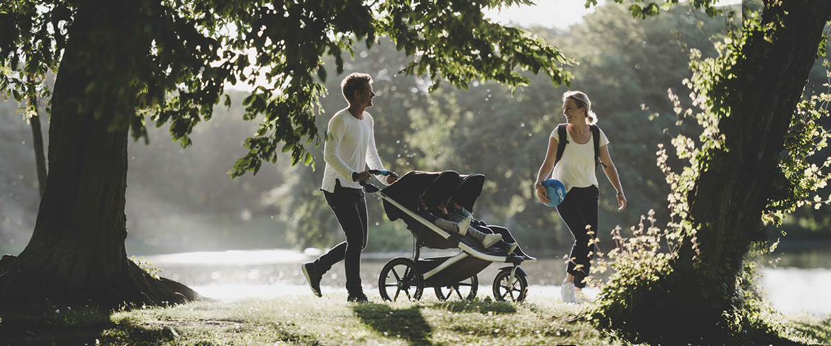 Les poussettes Thule Urban Glide 2 conviennent également aux jumeaux