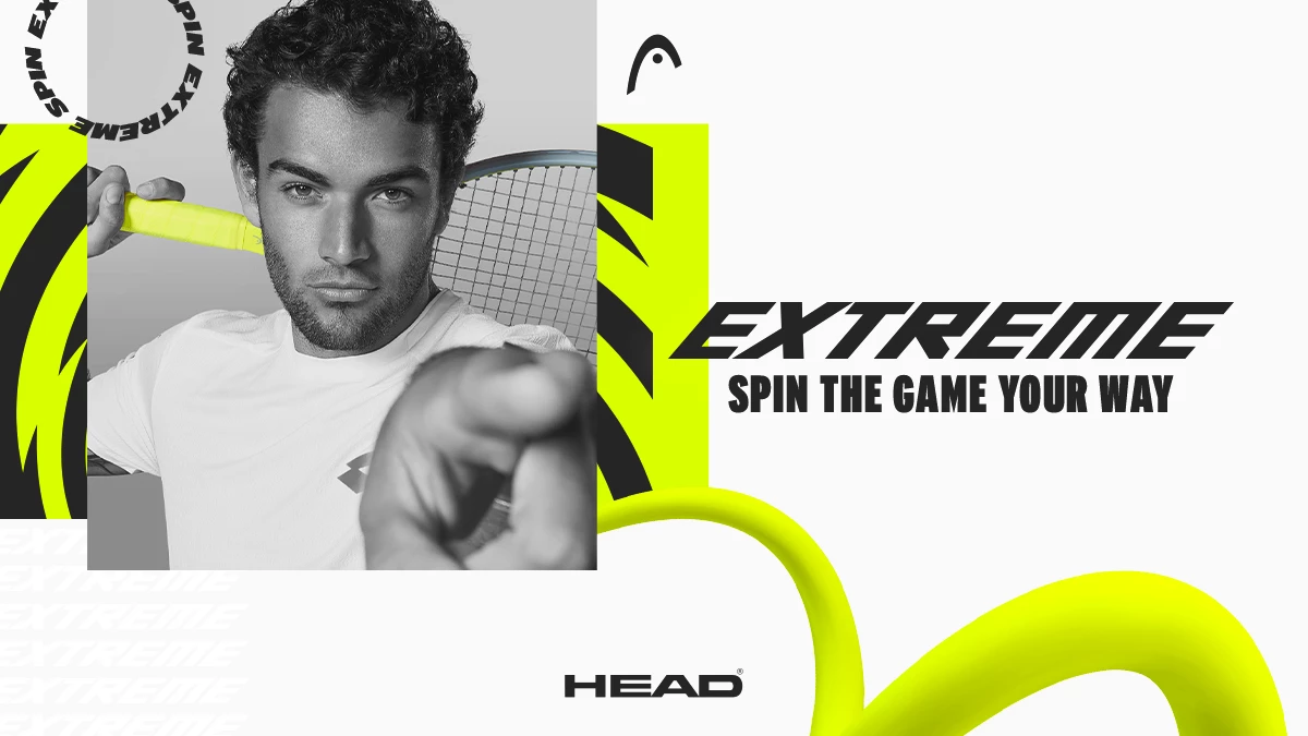 Matteo Berrettini joue avec les raquettes de tennis Head Graphene 360+ Extreme